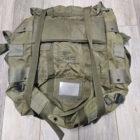 Vintage US Army Military Field Pack Combat Alice LC-1 Medium Backpack Nylon Only - Picture 4 of 5
